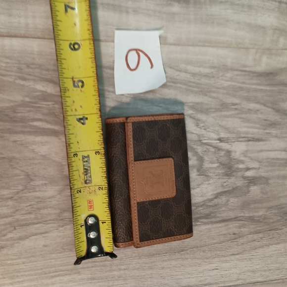 Celine Multicles Key Hooks Case Brown Small Vintage Retro Madcam Designer - Picture 7 of 8